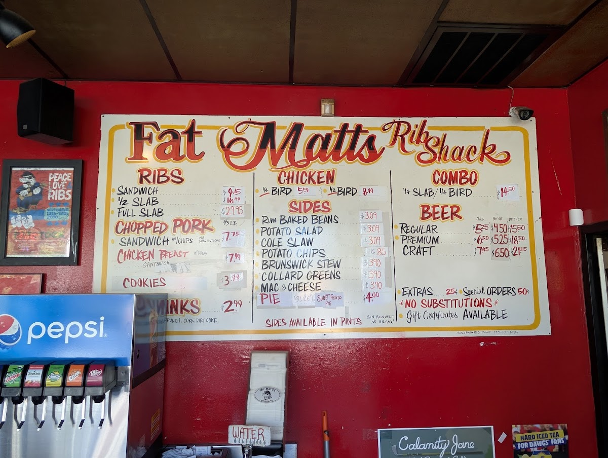 Fat Matt's Rib Shack Menu - Image 2