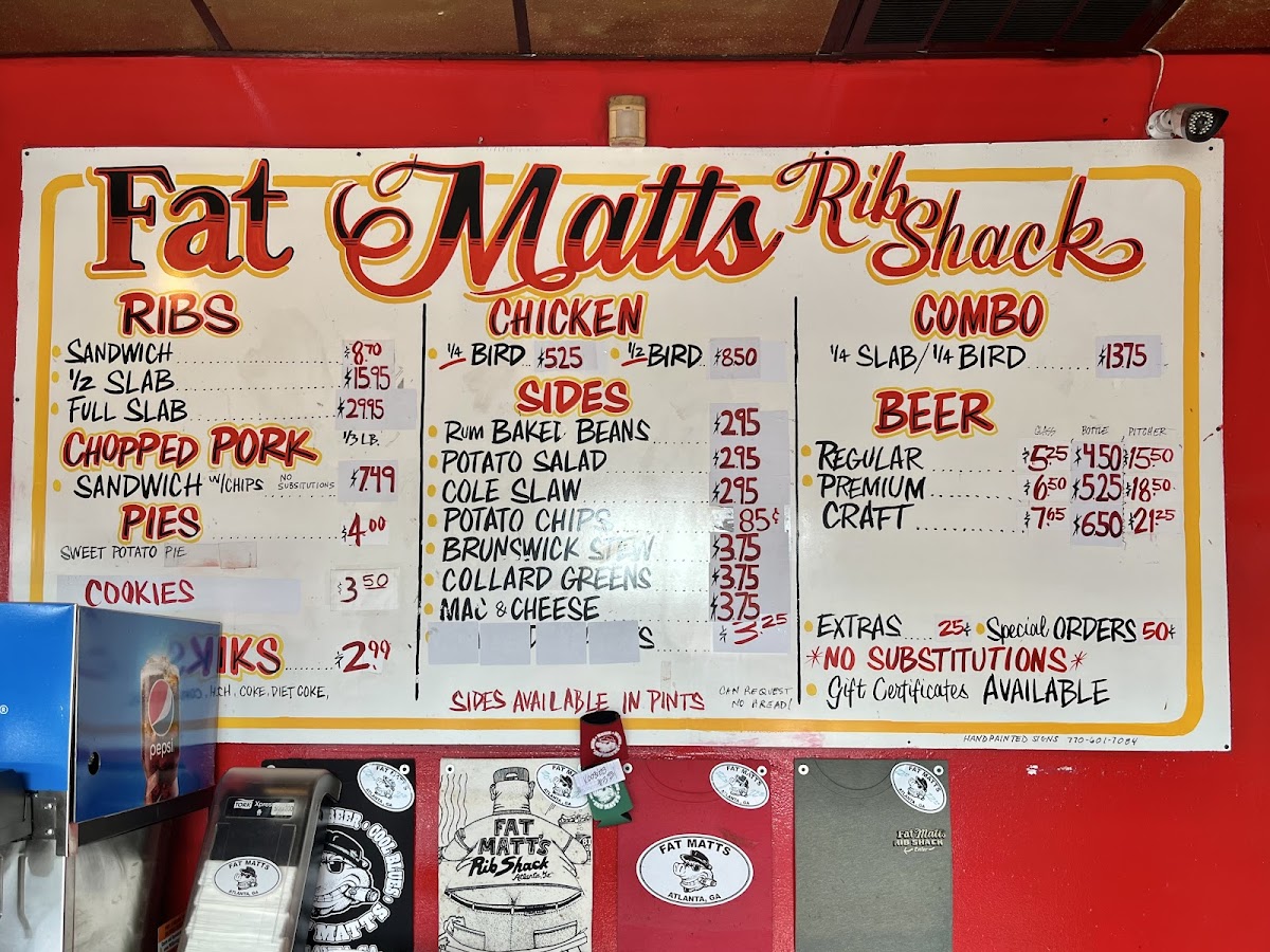 Fat Matt's Rib Shack Menu - Image 3