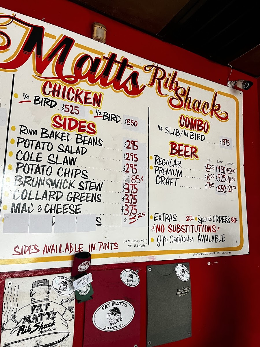 Fat Matt's Rib Shack Menu - Image 4