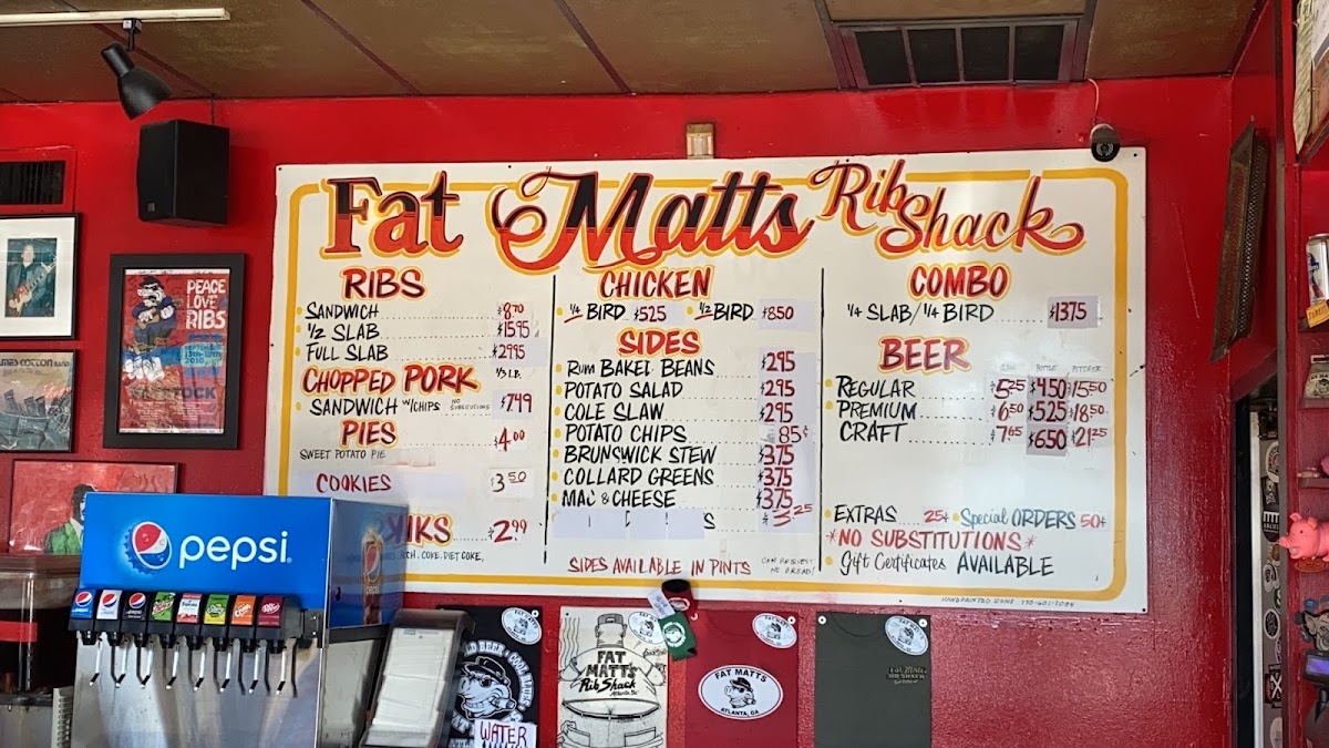 Fat Matt's Rib Shack Menu - Image 5